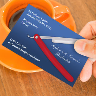 Barber Business Card Template