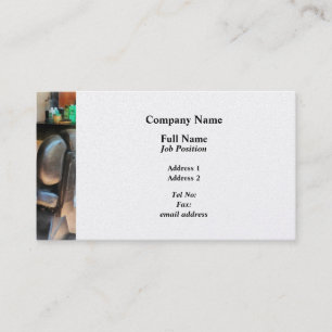 Barber Chair and Hair Supplies Business Card