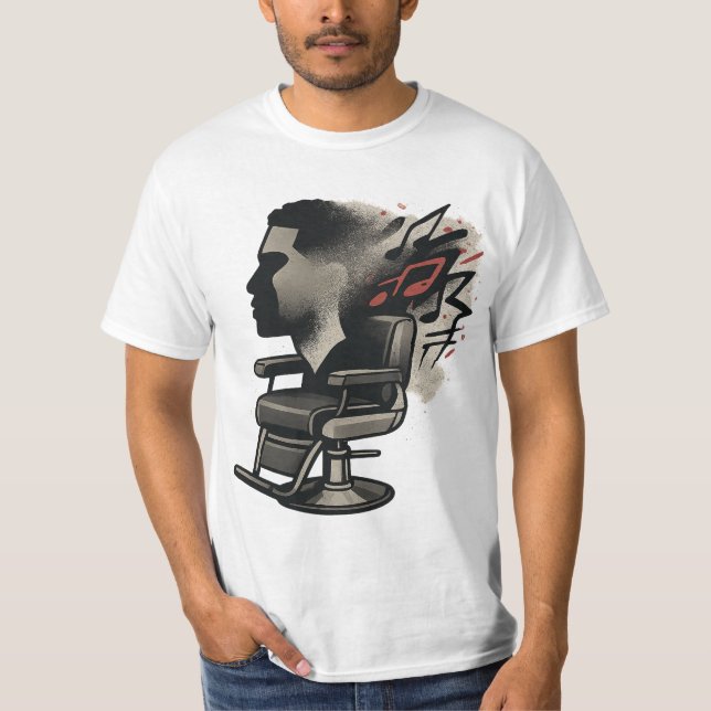 Barber Chair Graffiti Fade | T-Shirt (Front)