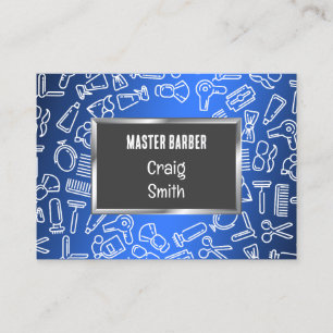 Barber Custom QR Business Card