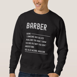 Barber Definition Shirts Funny Job Title