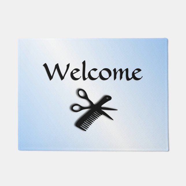 Barber Design Doormat (Front)