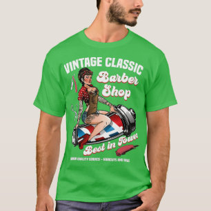 Barber Design Gifts for Hairdresser Mens Hair Barb T-Shirt