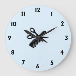 Barber Design Large Clock