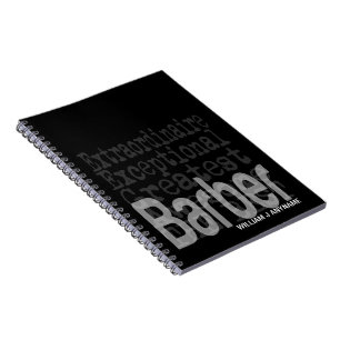 Barber Extraordinaire CUSTOM Notebook