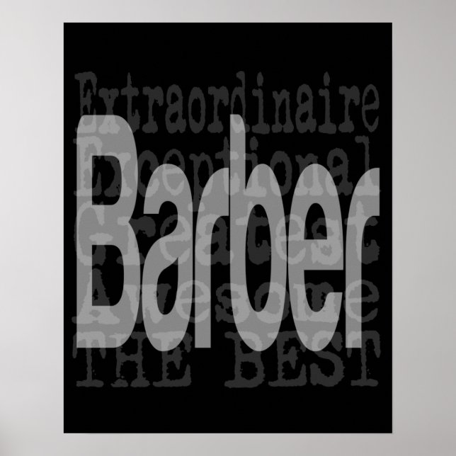 Barber Extraordinaire Poster (Front)