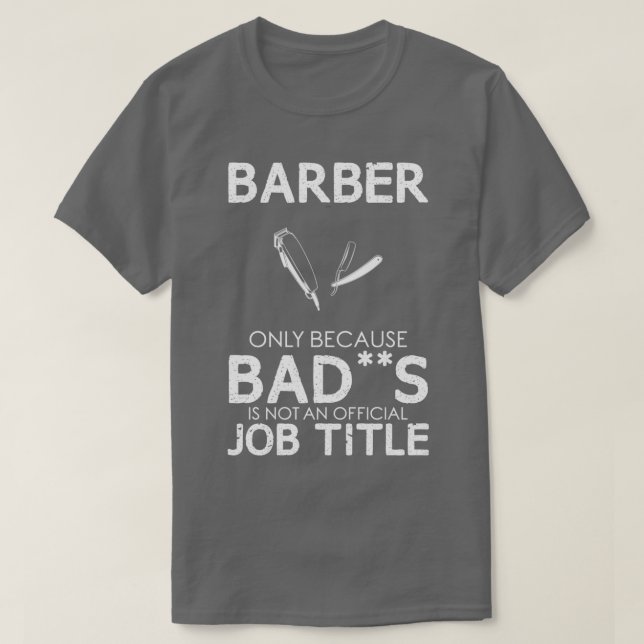 Barber Funny Design For Gift 5 T-Shirt (Design Front)
