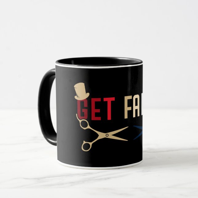 Barber Get Faded Mug (Front Left)