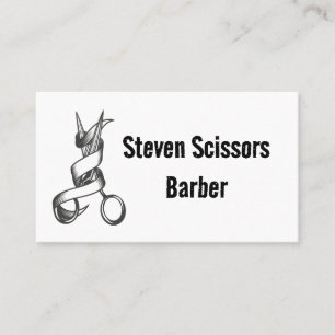 Barber Hair Business Card