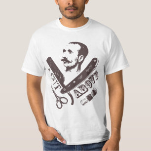 Barber Hair Salon Beard Grooming Kit Hipster Outfi T-Shirt
