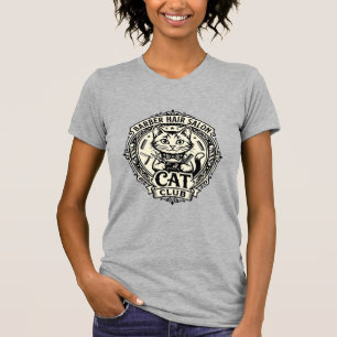 Barber Hair Salon Cat Funny Cat Graphic - Barber H T-Shirt