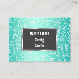 ✂️ Barber Hairdresser Business Card