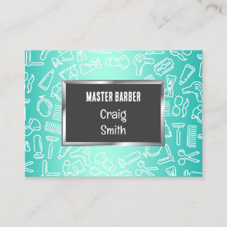 ✂️ Barber Hairdresser Business Card