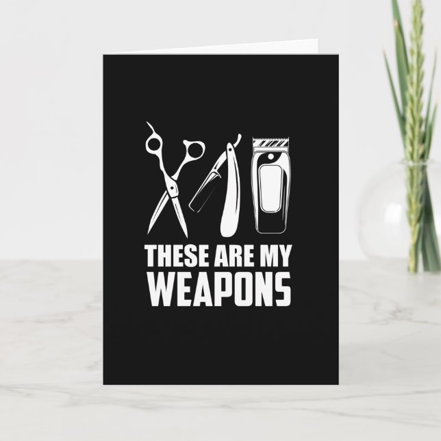 Barber Hairstylist Hairdresser Card (Front)