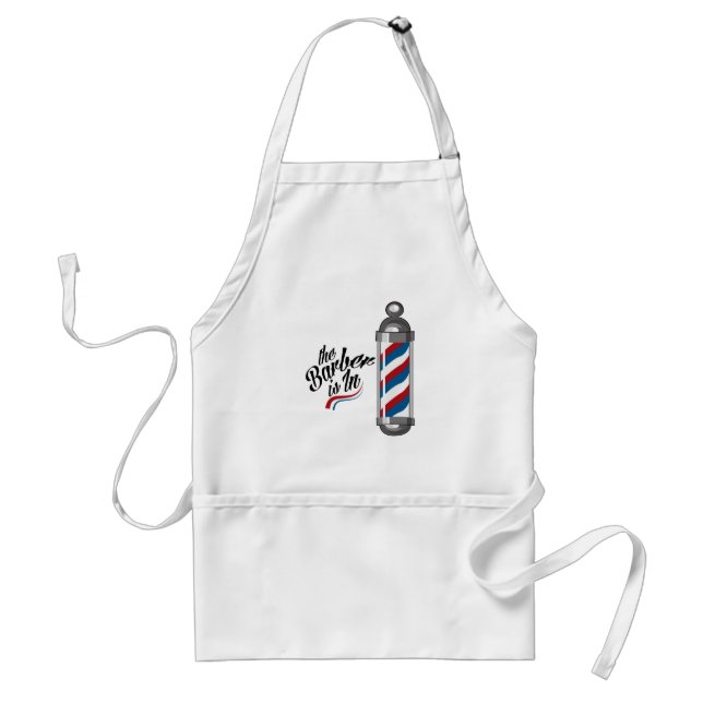 Barber Is In Standard Apron (Front)