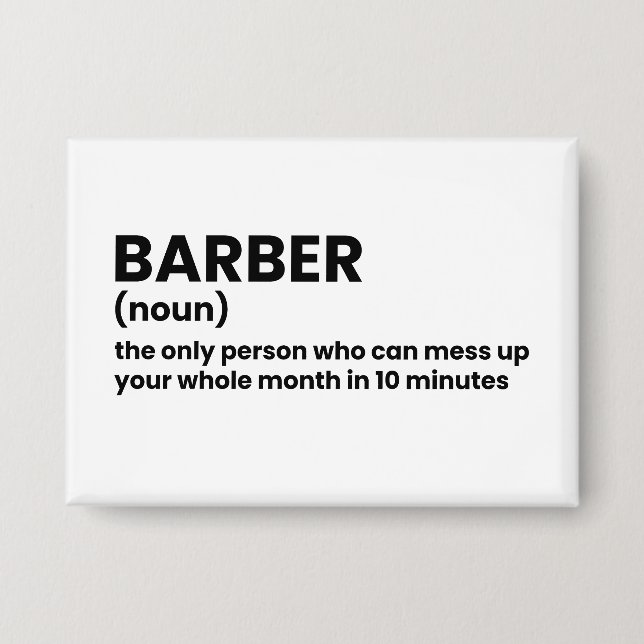 Barber Job Definition (Front)