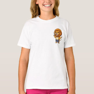 Barber Lion Hairdresser Kids T-Shirt