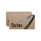 Barber Minimalist Barbershop Rustic Kraft