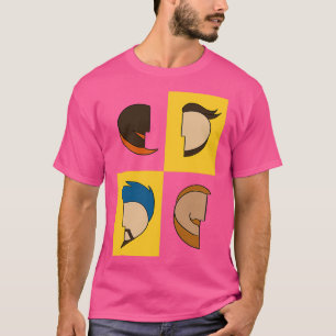 Barber Moustaches Pattern T-Shirt