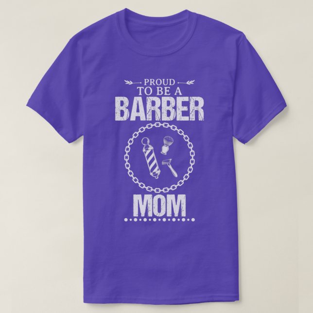Barber Mum Funny Design For Gift 3 T-Shirt (Design Front)
