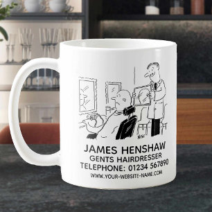 Barber or Gents Hairdresser Promotional Coffee Mug