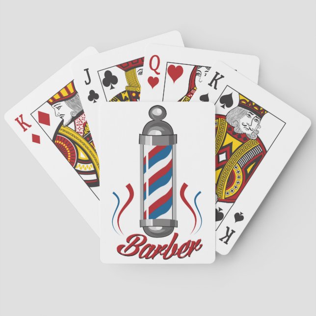 Barber Playing Cards (Back)