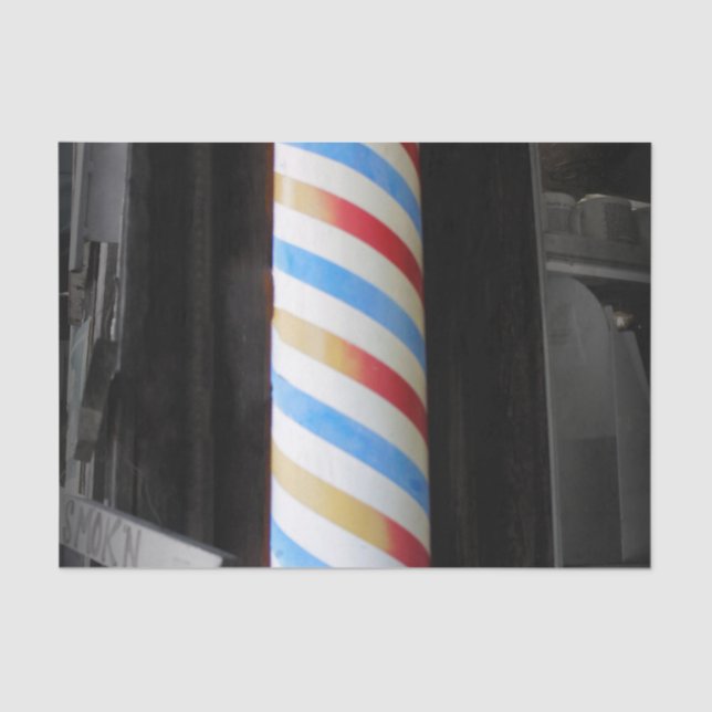 Barber Pole Tissue Paper (Front)