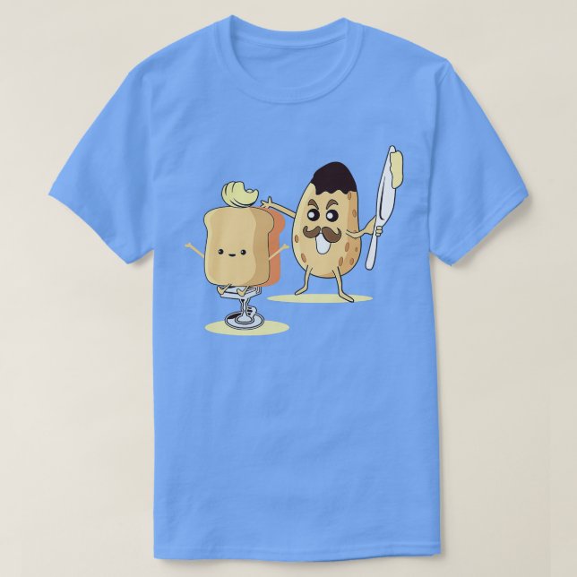 Barber Pun Potato Bread Butter T-Shirt (Design Front)