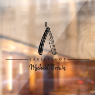 Barber Razor Logo Business