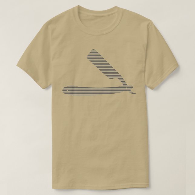 barber razor T-Shirt (Design Front)