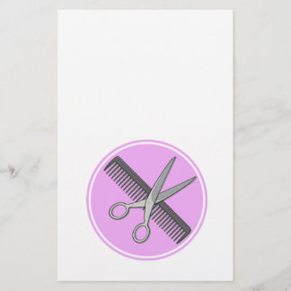 Barber Scissor and Comb Flyer