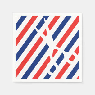 Barber Scissors Napkin