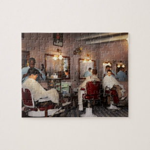 Barber - Senators-only barbershop 1937 Jigsaw Puzzle