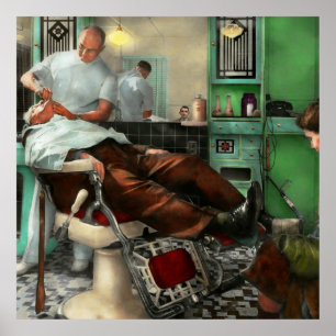 Barber - Shave - Pennepacker's barber shop 1942 Poster