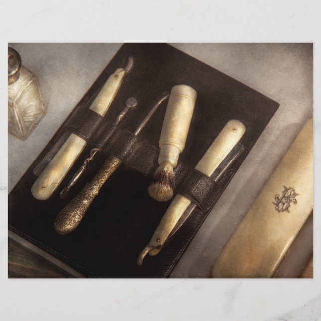 Barber - Shaving - The shaving kit Flyer (Front)