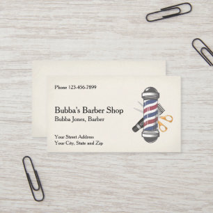 Barber Shop Business Card