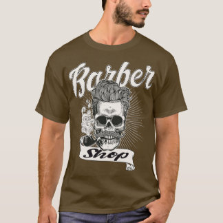 Barber shop crane smoking a pipe t T-Shirt