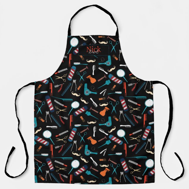 Barber Shop Custom Apron (Front)