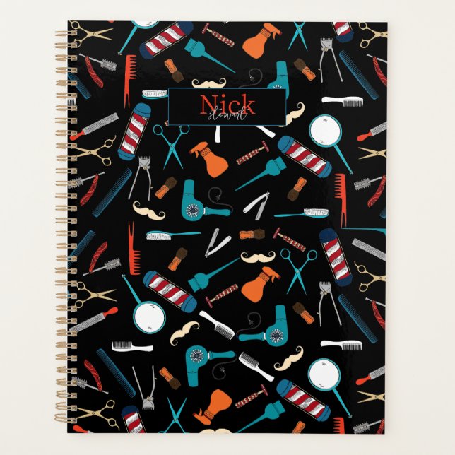 Barber Shop Custom Planner (Front)