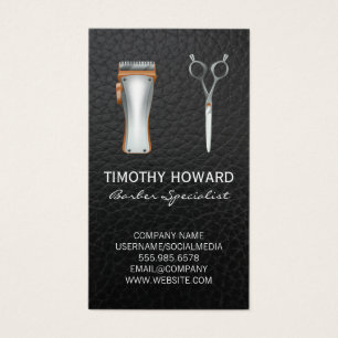 Barber Shop Hair Cutting Tools Leather