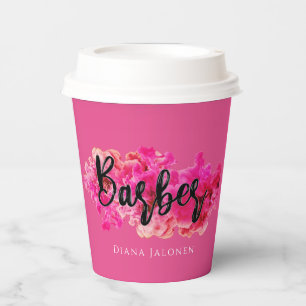 Barber Shop Hair Scissors Stylist Paper Cups