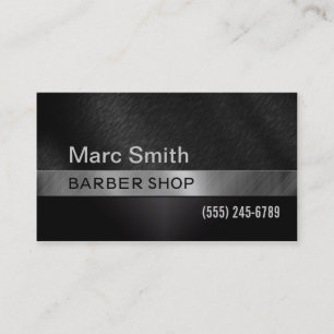 Barber Shop & Hair Stylist Business Card for Men