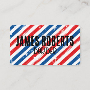 Barber Shop Hair Stylist Professional Business Card