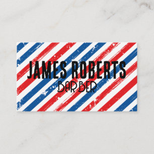 Barber Shop Hair Stylist Professional Calling Card