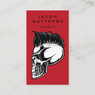 BARBER SHOP   Haircut & Shave Square Business Card