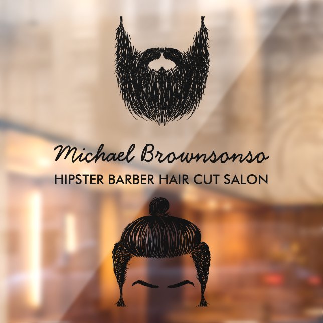 Barber Shop hipster beard moustache business (Sheet 2)