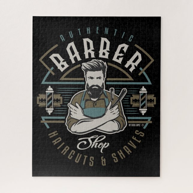 Barber Shop Jigsaw Puzzle (Vertical)