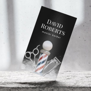 Barber Shop Master Barber Professional Barbershop Business Card
