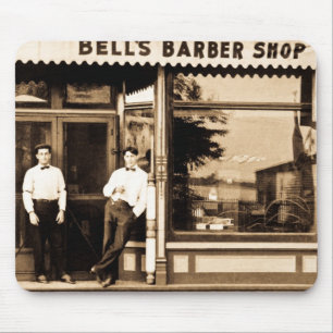 Barber Shop Mouse Pad