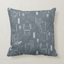 Barber Shop Pillow